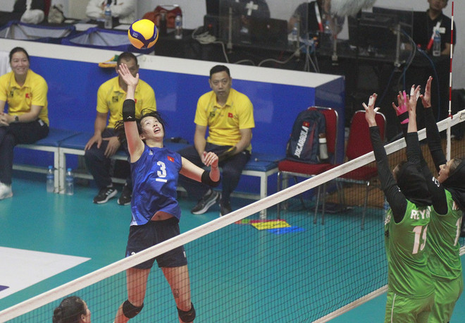 Vietnamese women volleyballers advance to AVC Challenge Cup’s semifinals ảnh 1 Vietnamese women volleyballers advance to AVC Challenge Cup’s semifinals ảnh 1