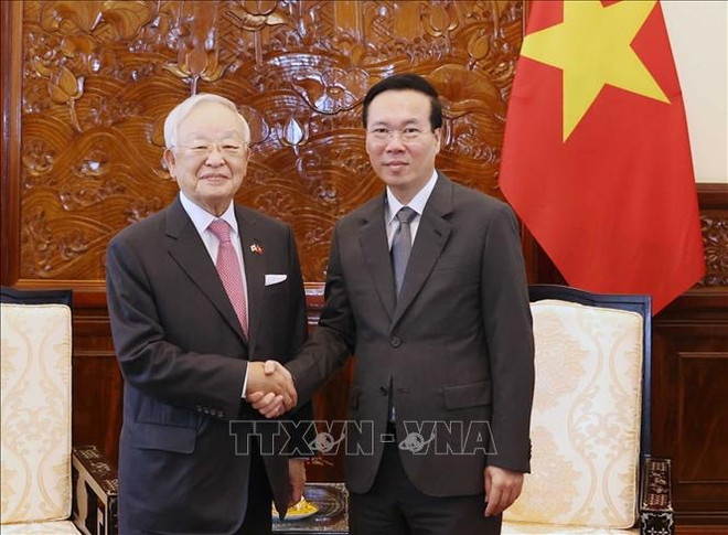 President hosts Korea Enterprises Federation Chairman ảnh 1 President hosts Korea Enterprises Federation Chairman ảnh 1