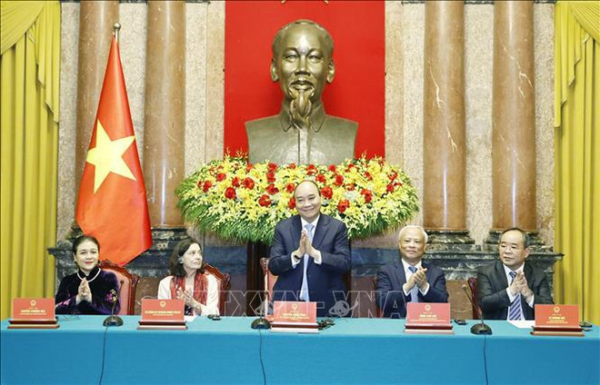 President hosts delegates to WPC's 22nd Assembly ảnh 2