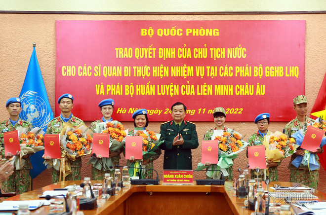 Vietnam sends seven more peacekeepers to UN missions ảnh 1 Vietnam sends seven more peacekeepers to UN missions ảnh 1