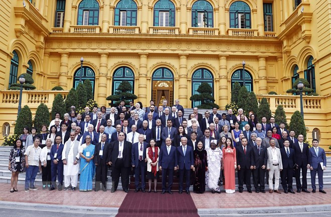President hosts delegates to WPC's 22nd Assembly ảnh 1