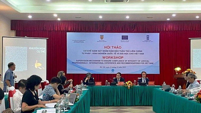 Workshop looks into integrity compliance of judicial professionals ảnh 1