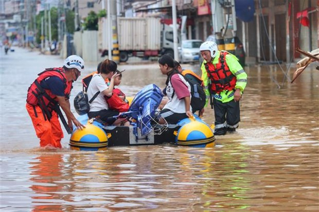  Vietnam sends sympathy to China over flood losses ảnh 1
