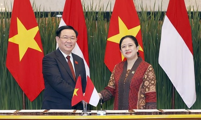 Vietnam attaches great importance to promoting ties with Indonesia: Top legislator ảnh 2 Vietnam attaches great importance to promoting ties with Indonesia: Top legislator ảnh 2