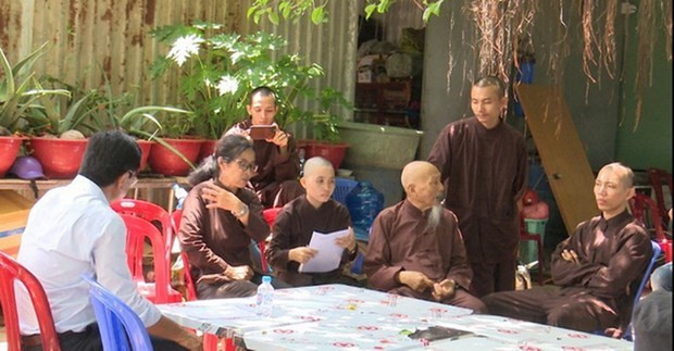 Family worship place in Long An province under investigation ảnh 1