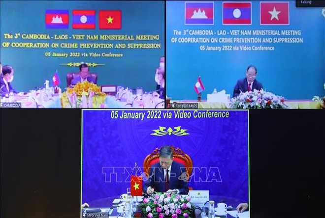 Vietnam, Laos, Cambodia boost cooperation in crime combat ảnh 1 Vietnam, Laos, Cambodia boost cooperation in crime combat ảnh 1