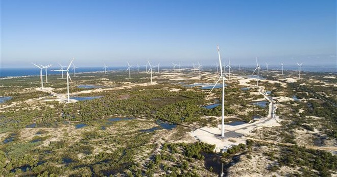 B&T wind power farm cluster inaugurated in Quang Binh ảnh 1 B&T wind power farm cluster inaugurated in Quang Binh ảnh 1