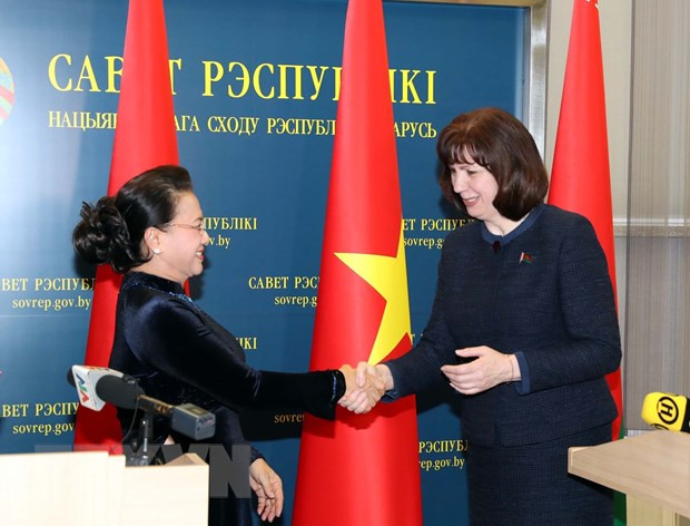 Vietnamese, Belarusian parliaments pledge support for stronger ties ảnh 1 Vietnamese, Belarusian parliaments pledge support for stronger ties ảnh 1