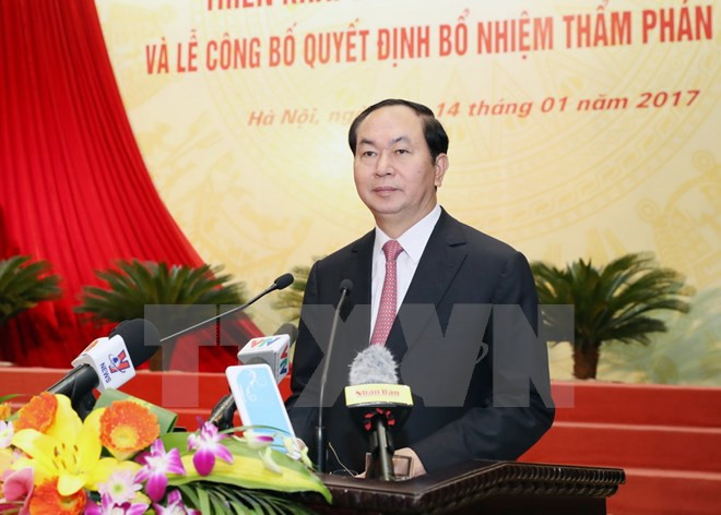 Courts must stringently handle corruption cases: President ảnh 1
