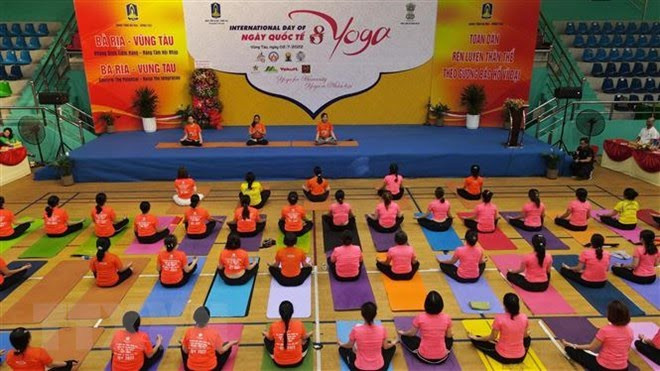 International Day of Yoga marked in Ba Ria - Vung Tau ảnh 1