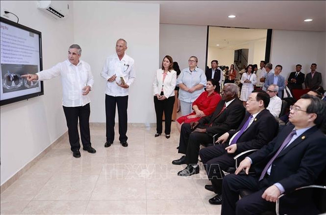 Vietnamese, Cuban NA leaders attend inauguration of important projects in Cuba ảnh 3 Vietnamese, Cuban NA leaders attend inauguration of important projects in Cuba ảnh 3