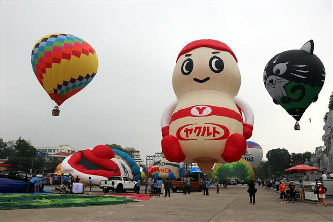 Second int'l hot-air balloon festival opens in Tuyen Quang ảnh 1 Second int'l hot-air balloon festival opens in Tuyen Quang ảnh 1