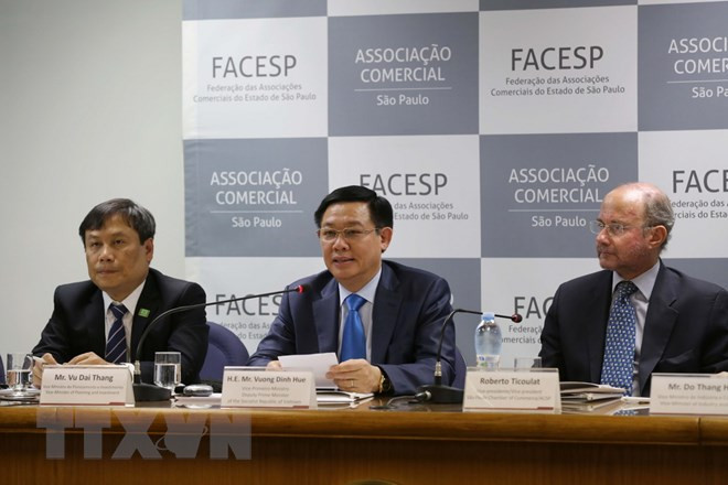 Vietnam seeks to promote trade, investment ties with Brazil ảnh 1