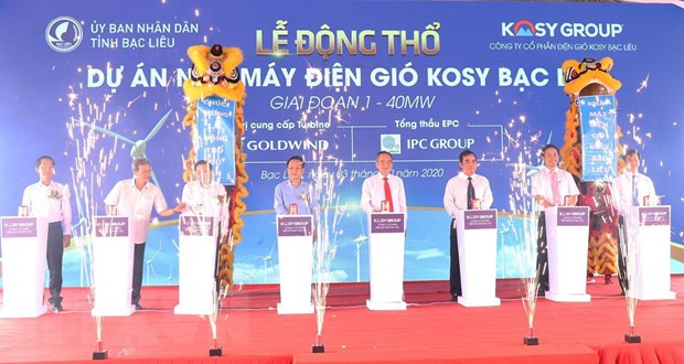 Work begins on 345-million-USD wind farm in Bac Lieu ảnh 1