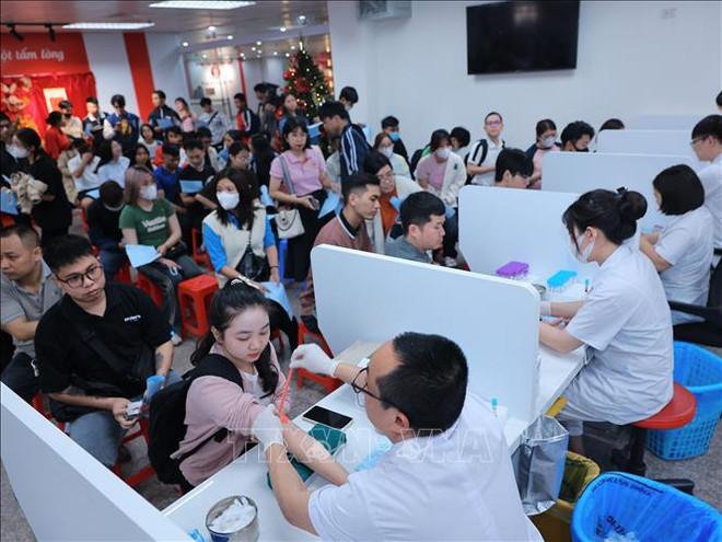 Biggest spring blood donation festival kicks off ảnh 1 Biggest spring blood donation festival kicks off ảnh 1