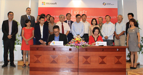 Microsoft Vietnam, Vietnam Silicon Valley sign MoU ảnh 1