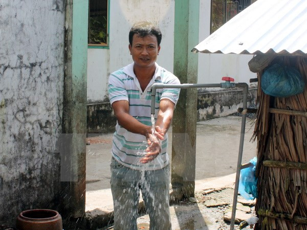 Ben Tre: Over 86 pct of rural households access clean water ảnh 1