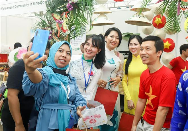 Vietnamese community in Singapore join International Migrants Day celebration ảnh 1
