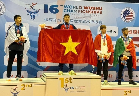 Vietnam finish second at HYX 16th World Wushu Championships ảnh 1