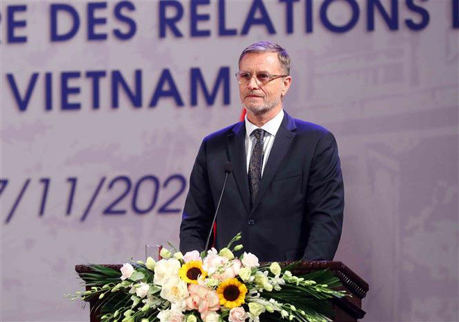 Ceremony celebrates 50-year Vietnam-France diplomatic ties ảnh 1