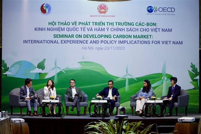 Experts share international experience in promoting carbon market in Vietnam ảnh 1 Experts share international experience in promoting carbon market in Vietnam ảnh 1