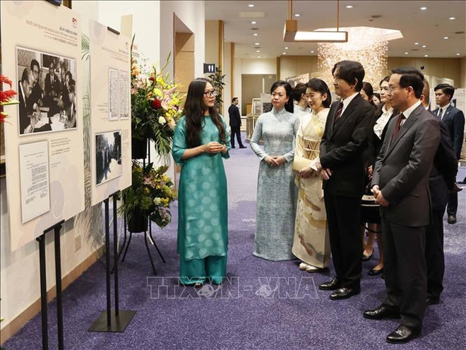 President attends ceremony marking 50 years of Vietnam-Japan diplomatic ties ảnh 2 President attends ceremony marking 50 years of Vietnam-Japan diplomatic ties ảnh 2