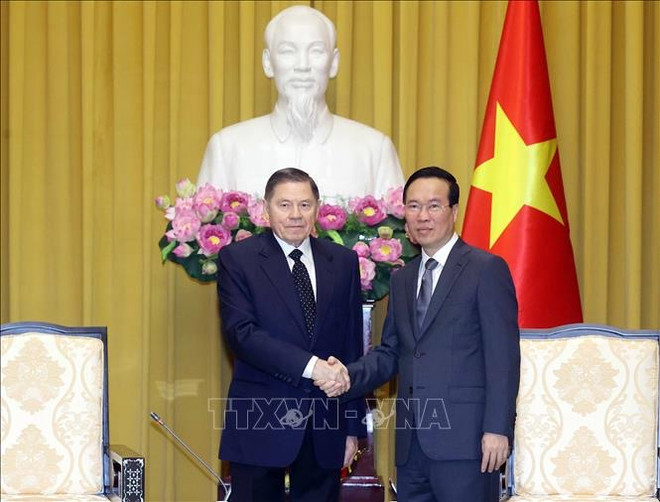 President hails visit by Chief Justice of Russia ảnh 1 President hails visit by Chief Justice of Russia ảnh 1