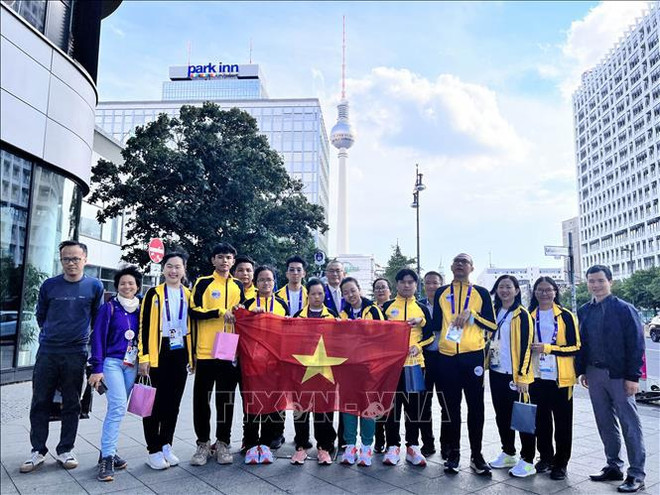 Vietnamese athletes attend Special Olympics World Games in Berlin ảnh 2