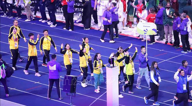 Vietnamese athletes attend Special Olympics World Games in Berlin ảnh 1 Vietnamese athletes attend Special Olympics World Games in Berlin ảnh 1