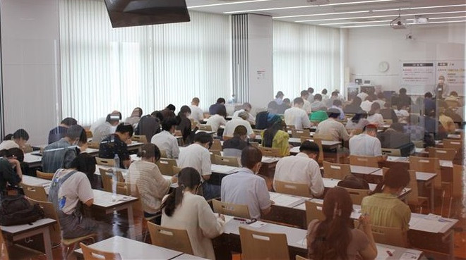 Nearly 800 candidates join 6th Vietnamese language test in Japan ảnh 1