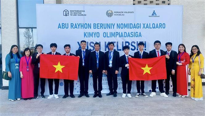 Vietnam ranks first at Abu Reikhan Beruniy International Chemistry Olympiad ảnh 1