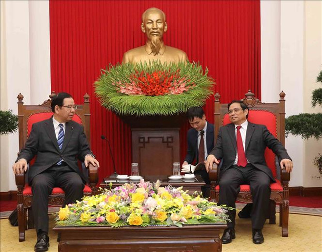 Party official hails visit by Japanese Communist Party leader ảnh 1