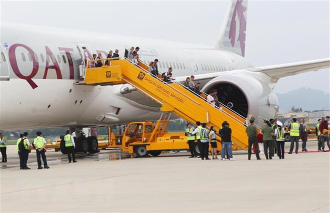 Da Nang welcomes Qatar Airways’ first flight from Doha ảnh 1 Da Nang welcomes Qatar Airways’ first flight from Doha ảnh 1