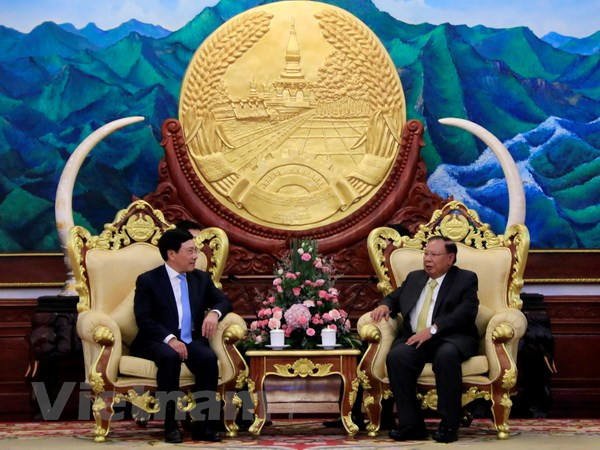 Deputy PM, FM Pham Binh Minh pays official visit to Laos ảnh 1