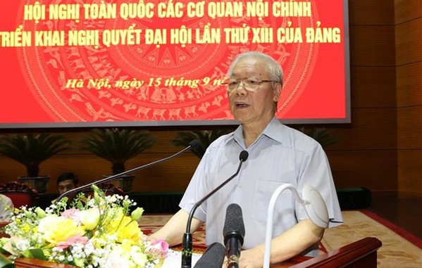 Party chief commends important role of internal affairs agencies ảnh 1 Party chief commends important role of internal affairs agencies ảnh 1