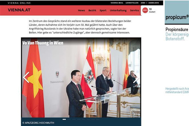 Austrian media spotlights President’s official visit ảnh 1