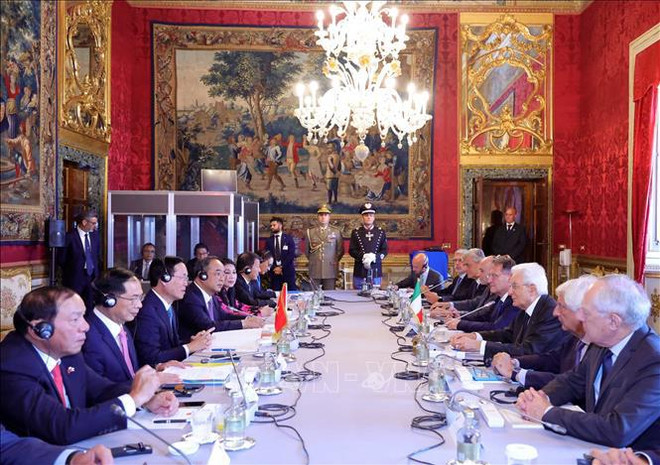 President Vo Van Thuong’s Italy visit tightens bilateral relations: Italian media ảnh 1