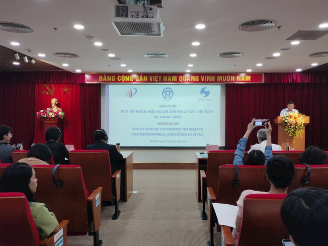 Seminar seeks ways to support trademark, GI registration in China ảnh 2