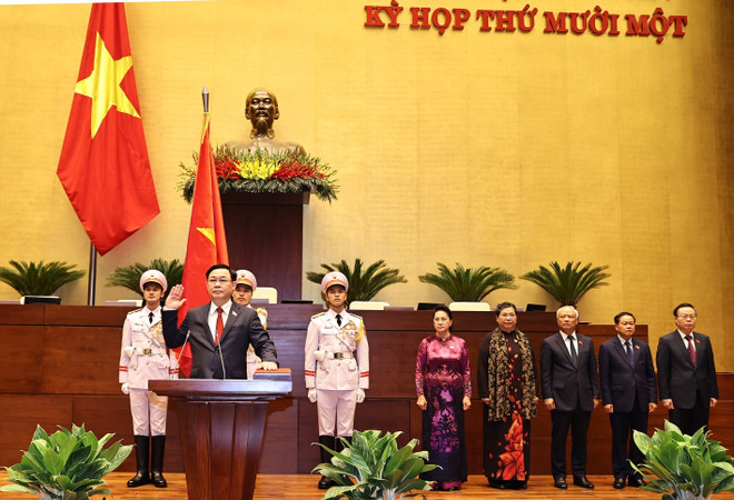 New National Assembly Chairman takes the oath of office ảnh 1 New National Assembly Chairman takes the oath of office ảnh 1