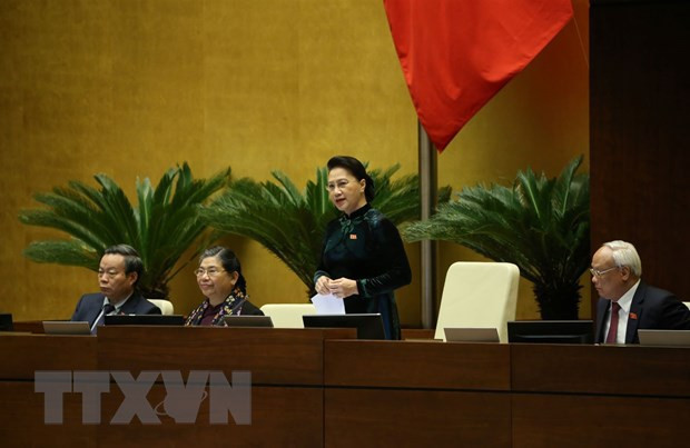 Nguyen Thi Kim Ngan relieved from chairmanship of NA, National Election Council ảnh 1 Nguyen Thi Kim Ngan relieved from chairmanship of NA, National Election Council ảnh 1