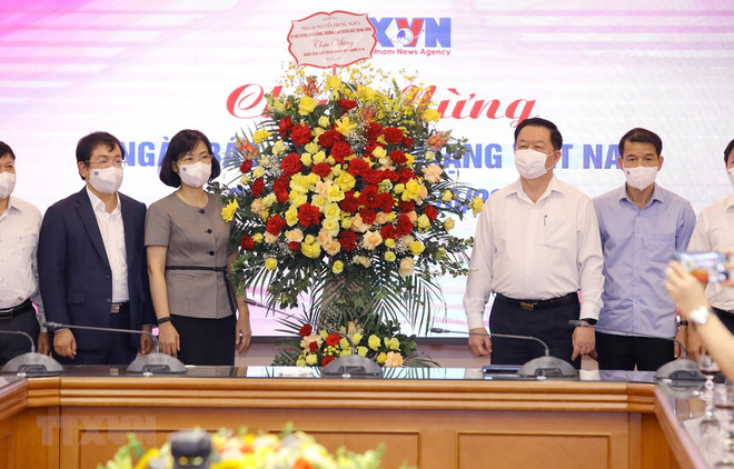 Greetings extended to press agencies on Revolutionary Press Day ảnh 1