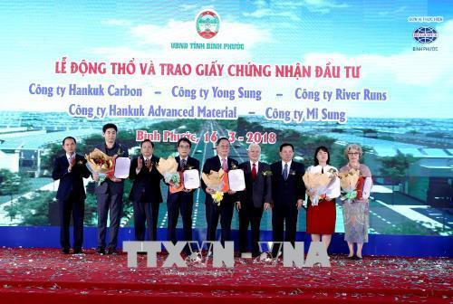 Work starts on five RoK-invested projects in Binh Phuoc ảnh 1