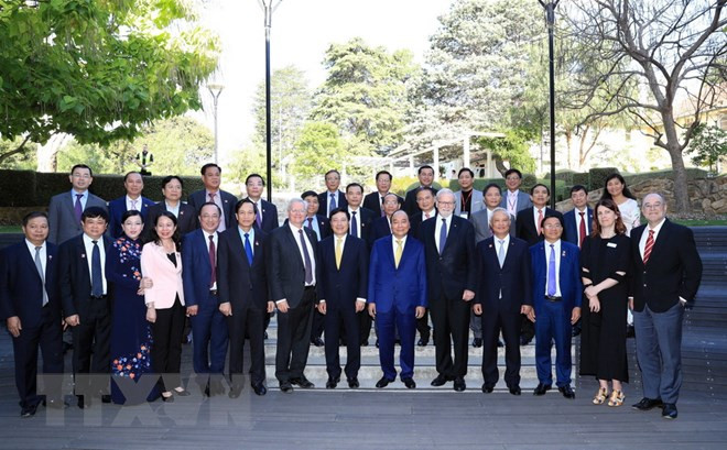 PM Phuc visits Australian National University ảnh 1 PM Phuc visits Australian National University ảnh 1