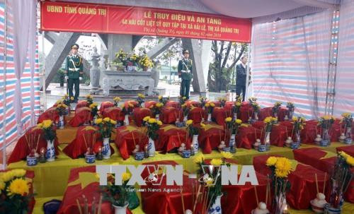 Quang Tri: 12 sets of war martyrs’ remains collected ảnh 1 Quang Tri: 12 sets of war martyrs’ remains collected ảnh 1