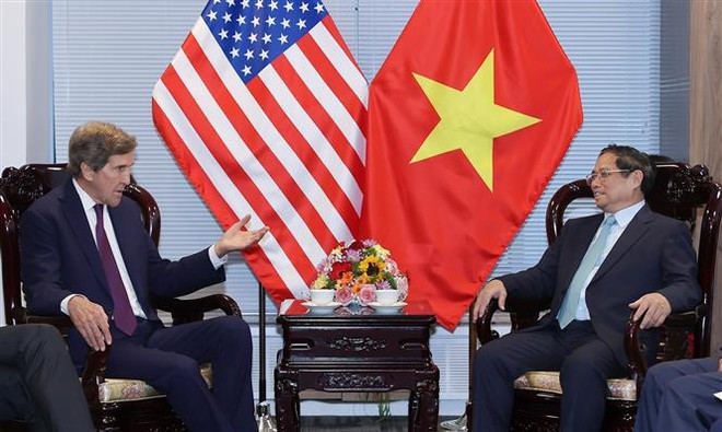PM hosts US Special Presidential Envoy for Climate ảnh 1