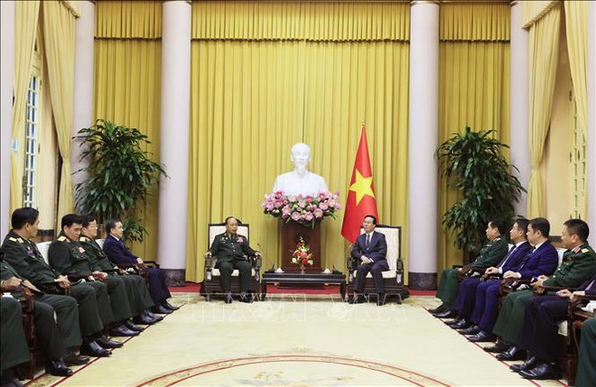 Vietnam, Laos attach importance to defence cooperation: President ảnh 1 Vietnam, Laos attach importance to defence cooperation: President ảnh 1