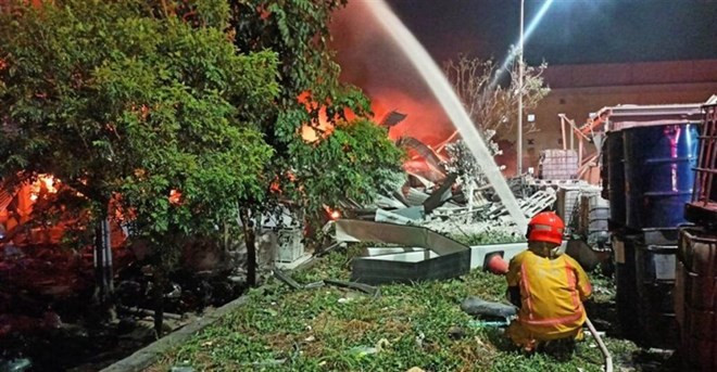 Nineteen Vietnamese citizens injured in factory explosion in Taiwan ảnh 1 Nineteen Vietnamese citizens injured in factory explosion in Taiwan ảnh 1