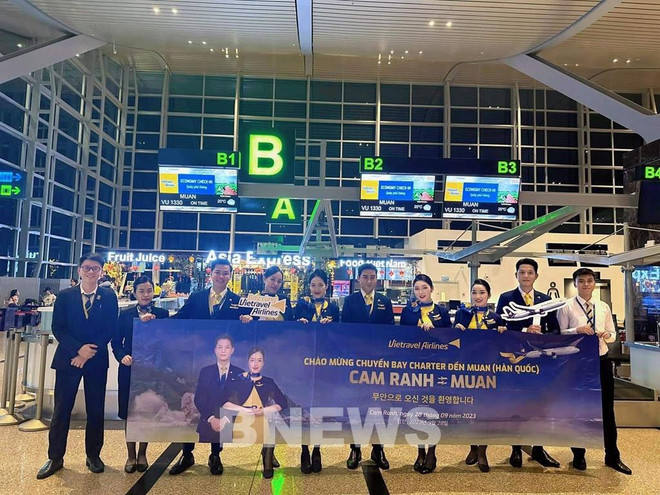 Vietravel Airlines operates first flight connecting Nha Trang, RoK’s Muan ảnh 1 Vietravel Airlines operates first flight connecting Nha Trang, RoK’s Muan ảnh 1