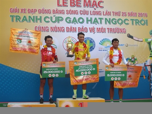 Tam wins Mekong Delta cycling tournament ảnh 1