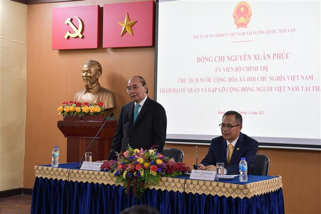 President visits Vietnamese in Thailand ảnh 2 President visits Vietnamese in Thailand ảnh 2